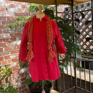 Chico’s Coral long top-NWT tunic